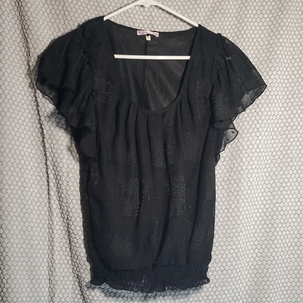 Free 2 Luv Elegant Black Top